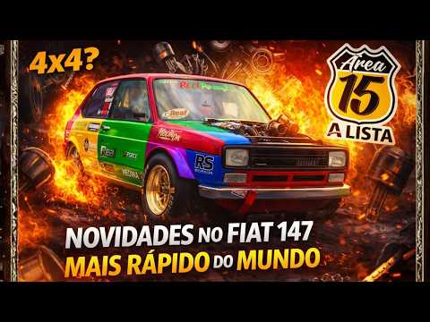 The world's fastest Fiat 147 is coming with new features for the second stage of 2026 - Area 015 ...