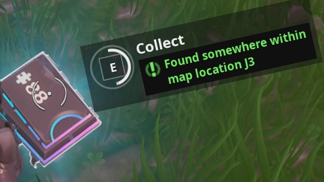 ✅ Fortnite Fortbite #88 - Found somewhere within map location J3