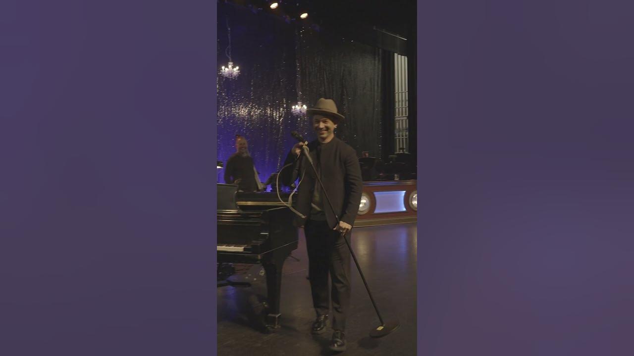This is Victor’s world, we’re all just living in it 😁 #Theater #LiveMusic #Soundcheck #Funny