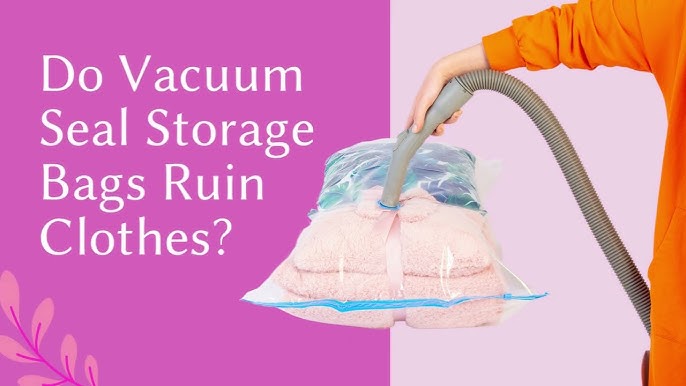 Vacuum Sealed Storage Bags for Pillows, Blankets, Sweaters and just about  Everything 