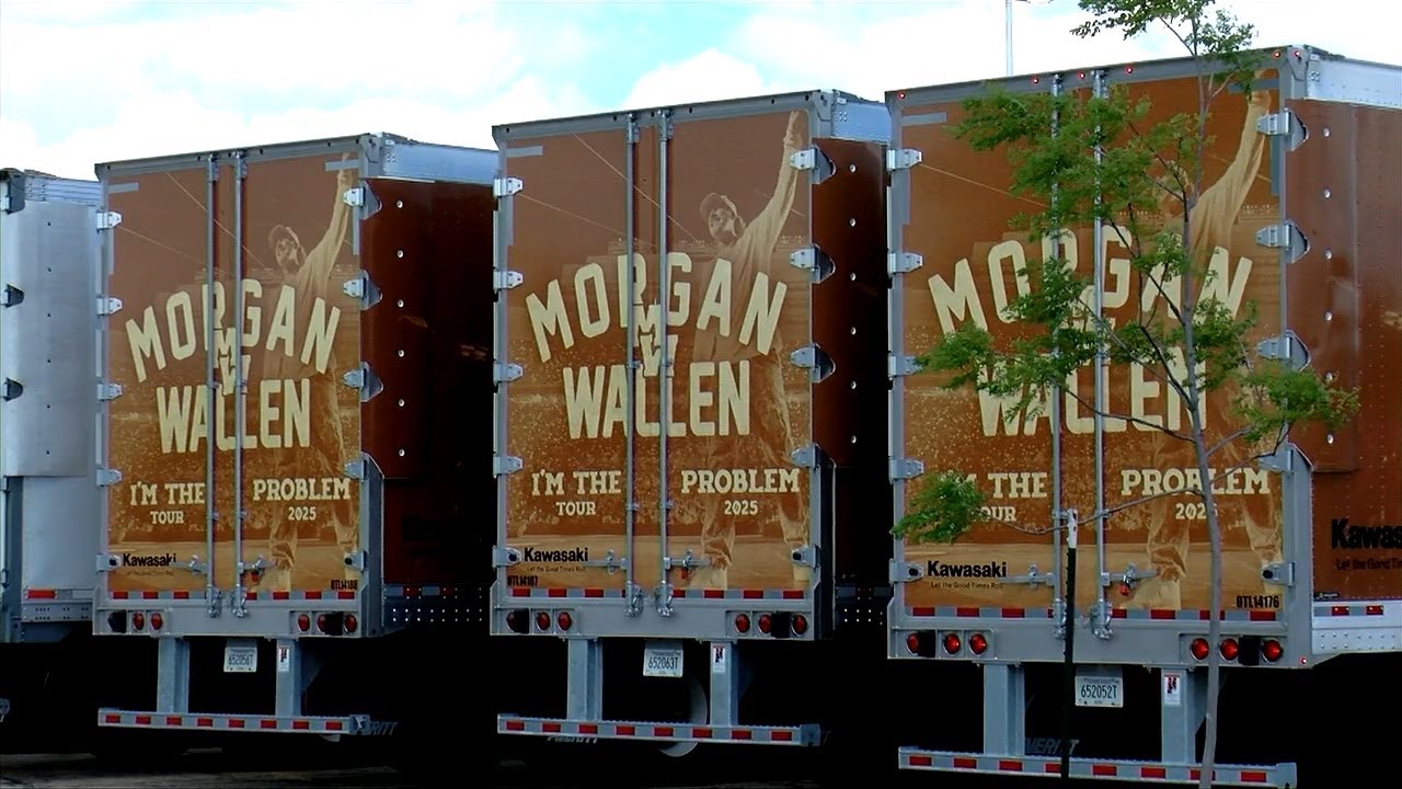 Preparations for Morgan Wallen Concert at Camp Randall ramp up - YouTube