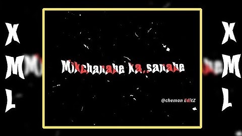 Mikchanabe || ka.sanabe😁 garo whatsapp status 😍 Alight Motion)] XML file 🔥🗄️