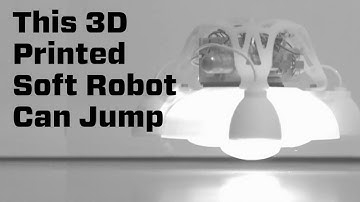 This 3D Printed Soft Robot Can Jump