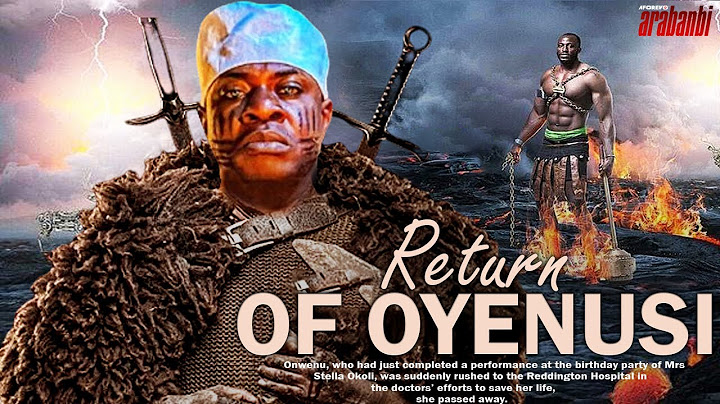RETURN OF OYENUSI-AWARD WINNING LATEST YORUBA MOVIE STARRING ODUNLADE ADEKOLA AND OTHER GREAT ACTORS