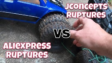JConcepts Ruptures VS AliExpress Ruptures #rcrockcrawler #rccrawler RC Tire Comparison