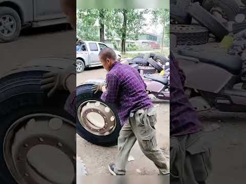 How to Fast Change tires and Repair Machine and Easy Change tires Part  2653