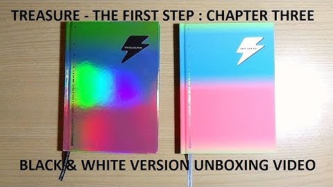 TREASURE - "The First Step: Chapter Three" - Black And White Version | Unboxing Video #TREASURE