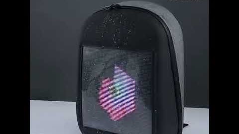 Smart WIFI APP control LED Screen Dynamic Advertising Backpack