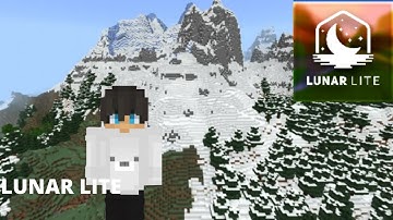 UPDATE!! Lunar Lite V2.0 ( Added Extension , Better UI , Transparent UI , More! + ) MCPE 1.18+