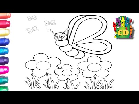 Colorindo a Primavera Desenho para Criança/Desenho para Colorir.