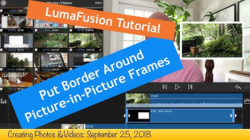 LumaFusion Tutorial: Create Border Preset for Picture-in-Picture