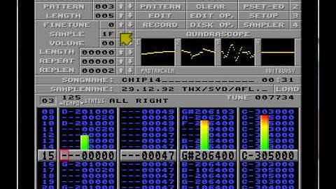 Triace aka Thexder - Chip14 (Amiga Demoscene 1992 Protracker Chiptune)