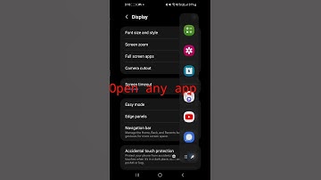 How to enable edge panels #and All new Samsung phones#Galaxy a52s 5g#andrewtate