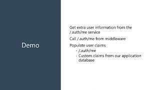 Middleware & Claims, Part 2 of 2: Use Middleware to Populate Custom Claims from a Database