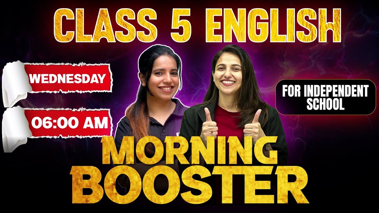 Class 5 English Public Exam | Morning Booster | Indepenent School | Exam Winner