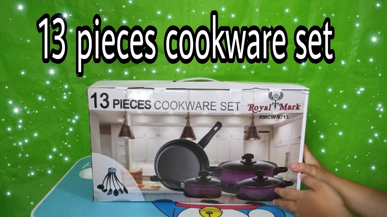 13 pieces cookware set sebelum beli lihat video ini