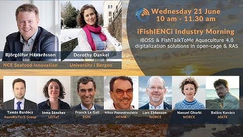 iFishIENCi Final Event -  Industry Morning Session