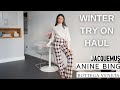 WINTER TRY ON HAUL 2021 (ANINE BING, JACQUEMUS, BOTTEGA, ETC)