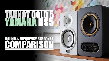 Tannoy Gold 5  vs  Yamaha HS5  ||  Sound, Distortion & Frequency Response Comparison