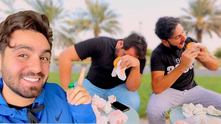 اخر شخص يتوقف عن الاكل يفوز ب...😈