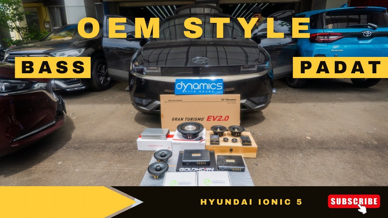 HYUNDAI IONIC 5 : UPGRADE AUDIO OEM HASIL BASS PADAT - YouTube