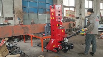 JING YANG HU LIFTING Heavy duty self-loading pallet stacker forklift operation