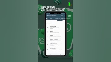 how to run ads on Facebook and Instagram from whatsApp