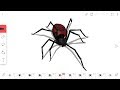 FlipaClip - Spider Animation (Process)