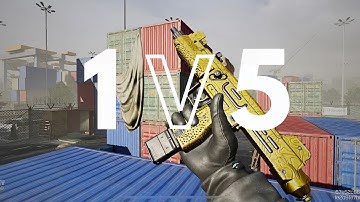 1v5 CLUTCH with USS9 in Shipment! | CODM INSANE Hard Bot Match🔥