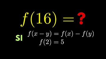 La plus belle équation fonctionnelle de ce mois #challengingmathproblems
