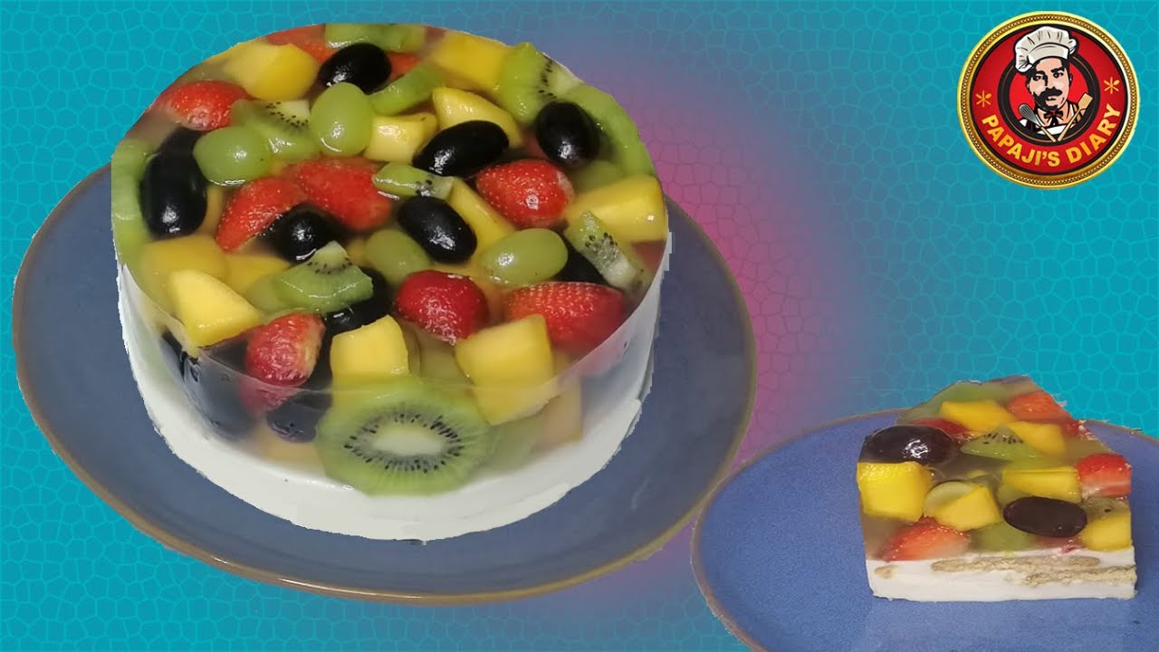 FRUIT JELLY CHEESE CAKE Papajis Diary YouTube