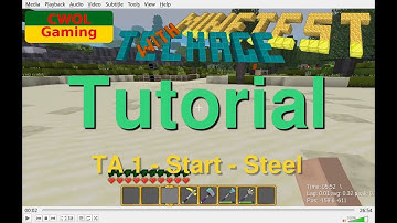 Techage Minetest tutorial 1 - start and steel.