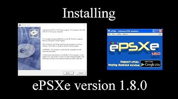Installing ePSXe 1.8.0