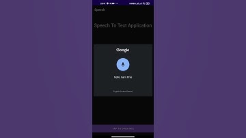 Demo Aplikasi Mengenai Speech To Text | Pemrograman Mobile
