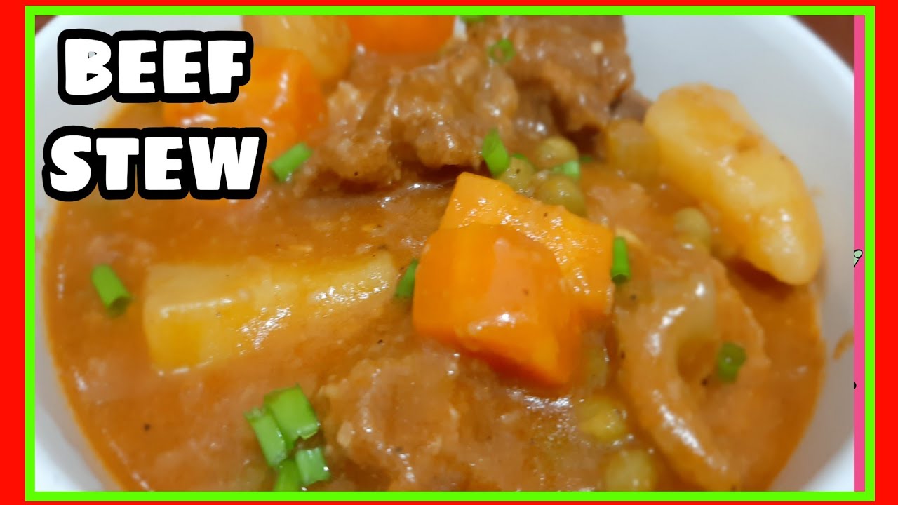 BEEF STEW HOW TO COOK - YouTube