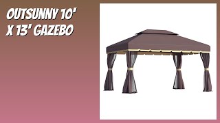 REVIEW (2026): Outsunny 10' x 13' Gazebo. Features