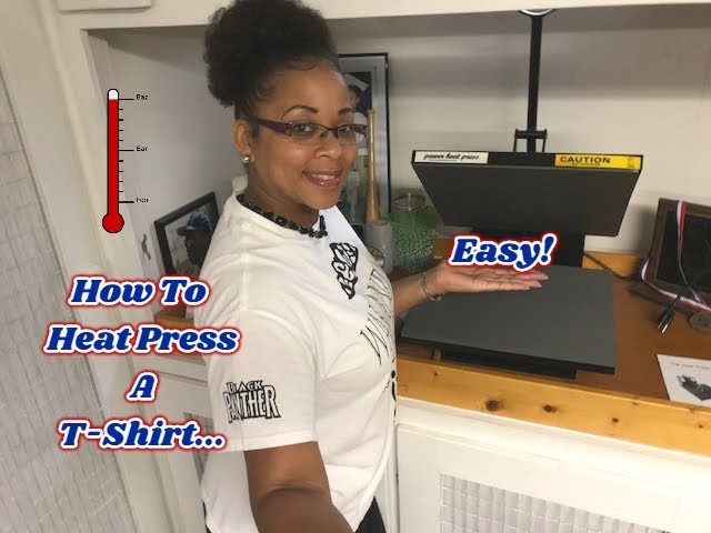 How To Heat Press A T-Shirt 101 ~ Easy Tutorial 