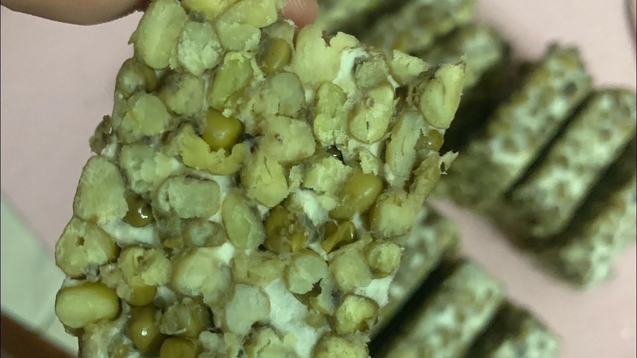 Mung beans tempeh processing! YouTube