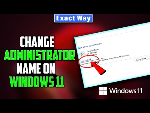 How to change administrator name on windows 11 [ Quick & Easy ]