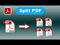 How to Split a Single Page PDF into Multiple Pages Online Adobe Acrobat Pro 2020