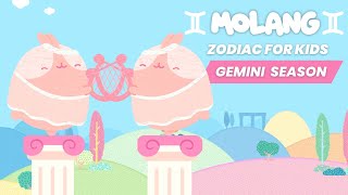 Molang Zodiac For Kids : Gemini♊ | Compilation about Astrology