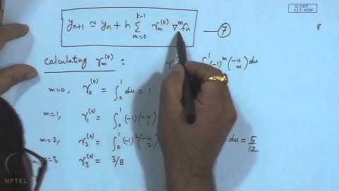 Mod-09 Lec-09 Multi-Step Methods (Explicit)
