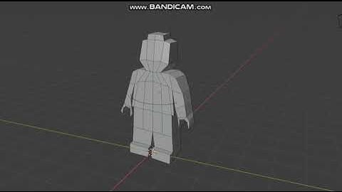 My First Blender Video/Animation Character In Lego