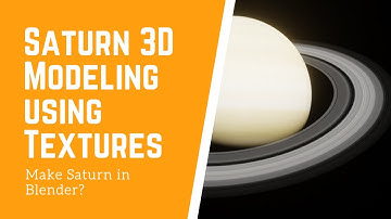 How to draw Saturn in Blender? | Modeling Saturn Planet in Blender | Eevee | Blender Tutorial