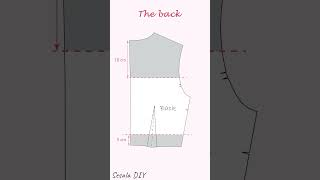 Easy pattern transformation from a basic block 🌸 #sewing #patternmaking #sewists #learnnewskill #sew