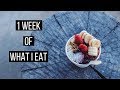 1 Week of Vegan Food