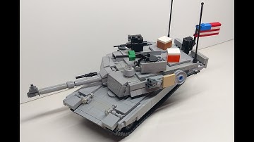 Lego m1 Abrams tank instructions (LEGO Digital Designer)