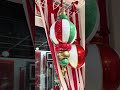 Raz Large 17" or 21.5" Red, Green and White Finial Christmas Ornament