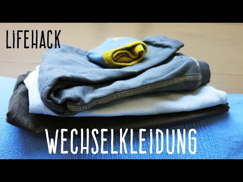 Wechselkleidung besser mitnehmen - Tipp und Trick | Lifehack | Wickeltasche packen | Tutorial