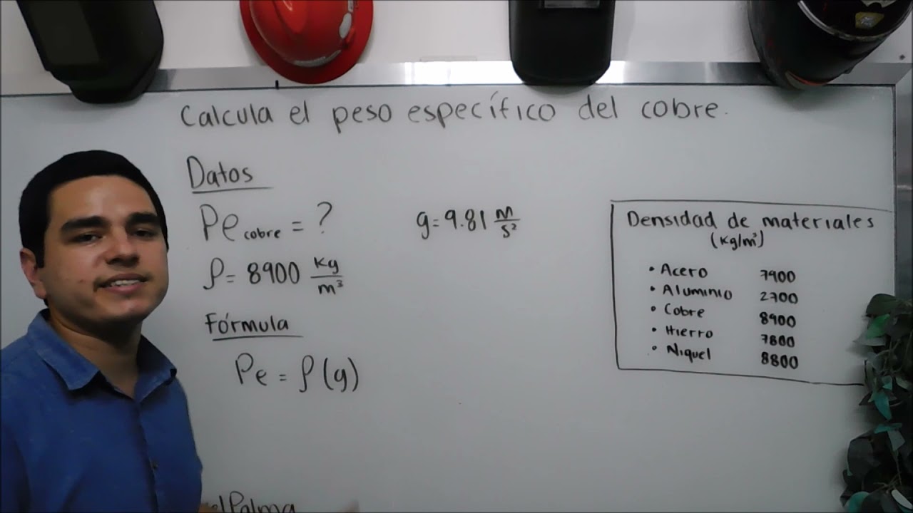 Calcular Peso Específico YouTube Calcular Peso Específico YouTube